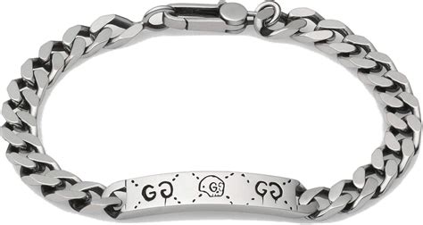 gucci armband herren silber|GUCCI Armband aus Silber for Men .